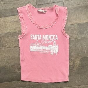 GAP Pink Santa Monica Tank Top